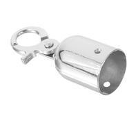 FUOYLOO Tope del Extremo de Cuerda Grande de Aleación de Aluminio, Gancho Plateado para Barreras de Seguridad, Tapón para Cordón de Control de Multitudes, Accesorio para Barreras