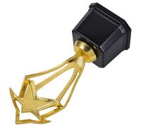 FUOYLOO Trofeo de 20,5 Cm Dorado con Diseño de Hueca de Plástico para Escolares y Concursos de Ortografía Reutilizable