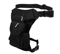 Fupi Paquete para Piernas, Impermeable, Portátil, para Piernas, Multifunción, de Gran Capacidad, de Nailon, para Actividades Al Aire Libre, Escalada