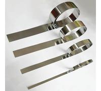 FUPOHUA Acero Inoxidable 1M Espesor 0,1 mm - 1 mm Tira de lámina de Acero Inoxidable 304 Rollo de lámina de Acero Tira Estrecha Ancho 10 20 30 40 50 100 mm