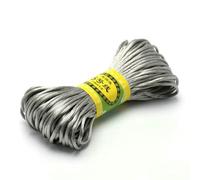 FUPOHUA Hilo Trenzado de macramé de Seda con Nudo Chino, de Nailon y Cola de Rata Negra, 20 m y 2,5 mm