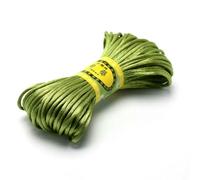FUPOHUA Hilo Trenzado de macramé de Seda con Nudo Chino, de Nailon y Cola de Rata Negra, 20 m y 2,5 mm