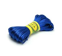 FUPOHUA Hilo Trenzado de macramé de Seda con Nudo Chino, de Nailon y Cola de Rata Negra, 20 m y 2,5 mm
