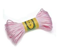 FUPOHUA Hilo Trenzado de macramé de Seda con Nudo Chino, de Nailon y Cola de Rata Negra, 20 m y 2,5 mm