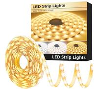 FUPT Tira LED 5M 150LED Luces LED HabitacióN,3000K-6000K Puede cambiar de color,Con AplicacióN Y Control Remoto,para Habitacion, Techo, Escaparate, Muebles