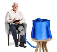 Fuptos Máquina de terapia de frío, máquina de hielo portátil elegible por FSA HSA para alivio del dolor/recuperación, almohadilla ajustable para la rodilla y hombro, ideal para postcirugía, reducción