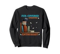 Fur Covered Literature Enthusiast Sudadera