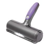 Fur Daddy - Cepillo antipelo para animales - VENTEO - Recolector de pelos de gato / perro - Morado y gris - Para sofá / Ropa / Coche nuevo