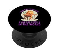 FUR EVERYWHERE AND NOT A CARE IN THE WORLD PopSockets PopGrip Adhesivo