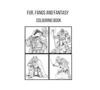 Fur, Fangs and Fantasy: Colouring book for adults