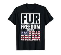 Fur, Freedom, and The Dream Camiseta gráfica económica