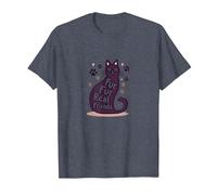 Fur Fur Real Friends Gato Paw Print Pet Lover Camiseta, Hombre, Azul Jaspeado, 3XL