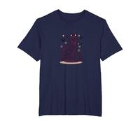 Fur Fur Real Friends Gato Paw Print Pet Lover Camiseta, Hombre Tallas Grandes, Azul Marino, 3X Alto