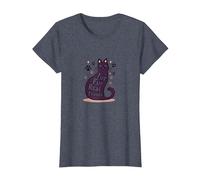 Fur Fur Real Friends Gato Paw Print Pet Lover Camiseta, Mujer, Azul Jaspeado, 3XL