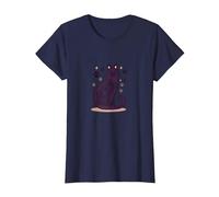 Fur Fur Real Friends Gato Paw Print Pet Lover Camiseta, Mujer, Azul Marino, 3XL