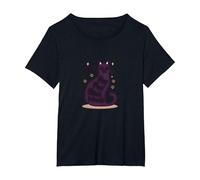 Fur Fur Real Friends Gato Paw Print Pet Lover Camiseta, Mujer Tallas Grandes, Negro, 6XL Grande