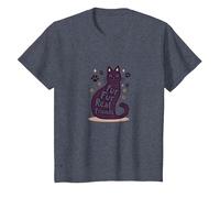 Fur Fur Real Friends Gato Paw Print Pet Lover Camiseta, Niños, Azul Jaspeado, 3 años