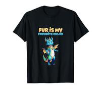 Fur is my Favorite Color l Anthro Dragon Character Artwork Camiseta