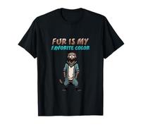 Fur is my Favorite Color l Anthro Otter Character Artwork Camiseta