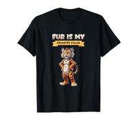 Fur is my Favorite Color l Anthro Tiger Character Artwork Camiseta