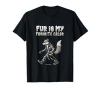 Fur is my Favorite Color Raccoon Character Camiseta