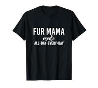 Fur Mama Mode Todo el día Todos los días Dios Fe Jesús Camiseta