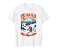 Furano Japan Ski Resort Montaña Viajes Gráfico Camiseta