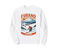 Furano Japan Ski Resort Montaña Viajes Gráfico Sudadera