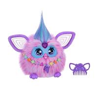 Furby Barba para Papá Rosa y Azul, 15 Accesorios de Moda, Peluche Interactivo para Niñas y Niños, Animatronic Activado por Voz, a Partir de 6 Años - Versión en español