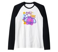 Furby Chill Time Sleepy Adorable Purple Furby Camiseta Manga Raglan