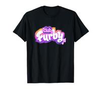 Furby Club Furby Colorful Gradient Musical Notes Furry Logo Camiseta