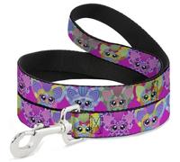 Furby - Correa para perro | Furby Five Furblets Faces - Caras rosas duraderas y elegantes para paseos
