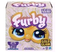 Furby: Figura de peluche interactiva, en inglés - Glamouroso Oro.