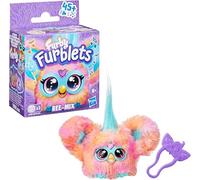 Furby Furblets Mini Juguete Electrónico de Peluche con más de 45 Sonidos y Frases, Peekaboo Orejas Llavero Clip Juguete Coleccionable para Niños a partir de 6 Años