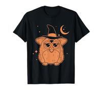 Furby Halloween Cute Witch Disguise Under The Moon Camiseta