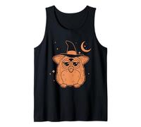 Furby Halloween Cute Witch Disguise Under The Moon Camiseta sin Mangas