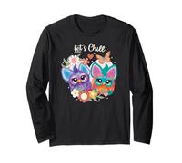 Furby Let's Chill Lovely Doodle Heart Portrait Manga Larga