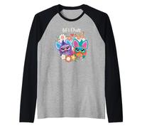 Furby Let's Chill Lovely Doodle Hearth Portrait Camiseta Manga Raglan