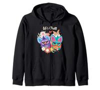 Furby Let's Chill Lovely Doodle Hearth Portrait Sudadera con Capucha