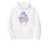 Furby Love Cool Leopard-Style Heart On Fire Portrait Sudadera con Capucha