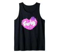Furby Lovely Heart Shape Pink Fur Camiseta sin Mangas