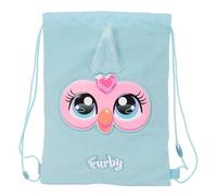FURBY - Mochila Saco Plano Junior, Mochila, Ideal para Niños de Diferentes Edades, Cómoda y Versátil, Calidad y Resistencia, 26x34 cm