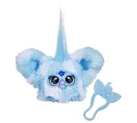 Furby Furblets SNO-Way Holiday Edition Mini Friend, más de 45 sonidos, música navideña, habla solo muebles, juguetes electrónicos de peluche para niñas y niños, mascotas interactivas, azul y blanco,
