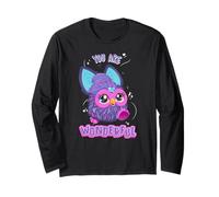 Furby You Are Wonderful Adorable Purple Furby Manga Larga