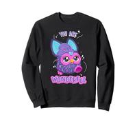 Furby You Are Wonderful Adorable Purple Furby Sudadera