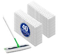 FURCIELOS 40 repuestos XL de tela de barrido seco para mascotas para Swiffer Sweeper XL Mop, almohadillas secas resistentes sin perfume para limpieza de suelos multisuperficie