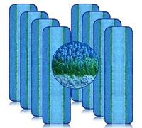 FURCIELOS Paquete de 8 almohadillas de repuesto de limpieza profunda para la familia de fregonas Bona, fregona de microfibra de alta calidad para suelos de madera dura y limpiador de suelos