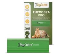 FurCobra Pro Tierhaarentferner Auto 4.33" - Herramienta ligera y compacta para eliminar el pelo de gatos y perros, rascador para cama, sofá, alfombra, superficies en el hogar - Remover el pelo de