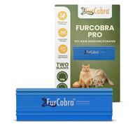 FURCOBRA Pro Tierhaarentferner Auto 4.33" - Herramienta ligera y compacta para eliminar el pelo de gatos y perros, rascador para cama, sofá, alfombra, superficies en el hogar - Remover el pelo de