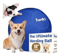 Furdo Pelota de pastoreo de 18 pulgadas para perros, para pastor australiano, para ganado, para Border Collie, para Blue Heelers y otros perros pequeños a medianos, juguetes para perros de pastoreo